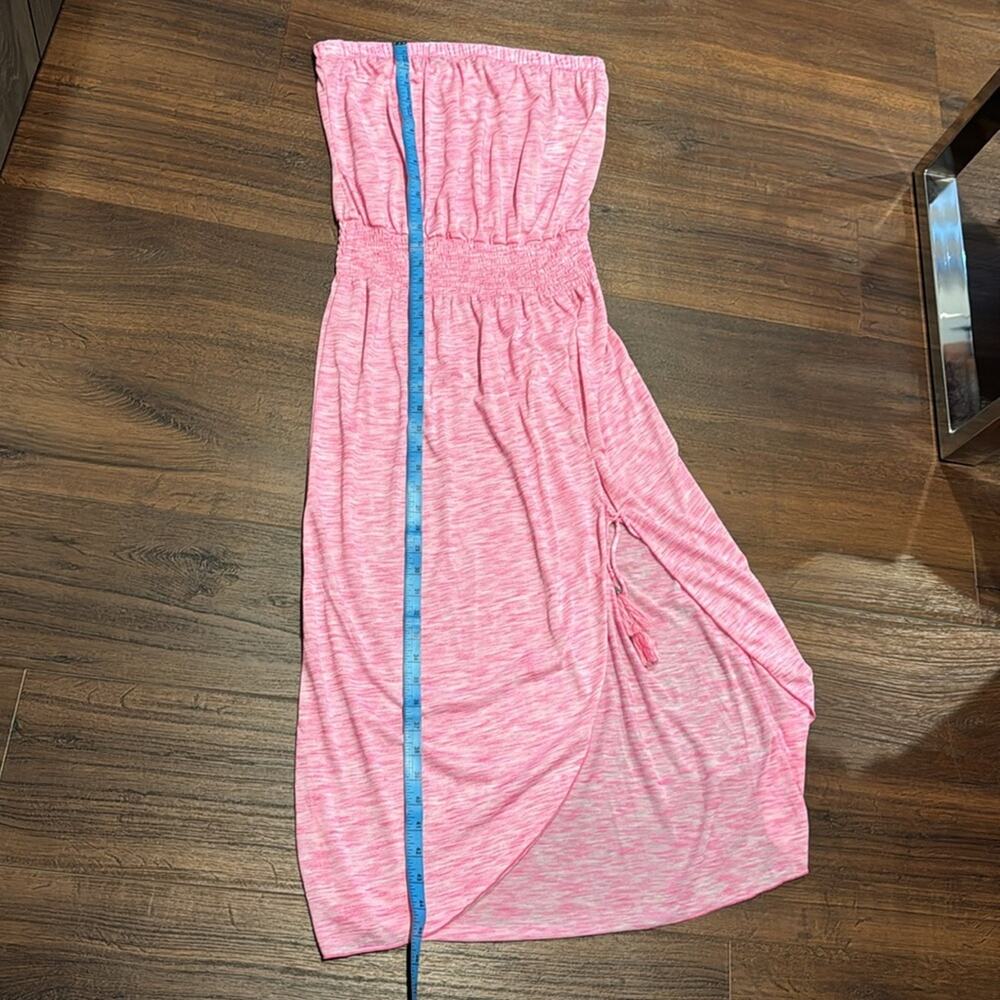 Becca NWT Strapless Beach Dress with front-side Slit in Polyester/Rayon blend. - Picture 12 of 14